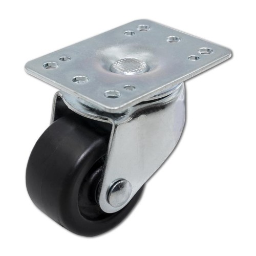 Qoltec Zestaw kółek  bez hamulca do szaf Rack  | 4szt. - 1634126