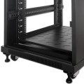 Qoltec Zestaw kółek  bez hamulca do szaf Rack  | 4szt. - 1762887
