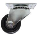 Qoltec Zestaw kółek  bez hamulca do szaf Rack  | 4szt. - 1762894