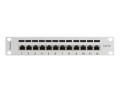 Patch panel Lanberg PPF5-9012-S 12 port 1U 10" kat.5e ekranowany szary - 1398039