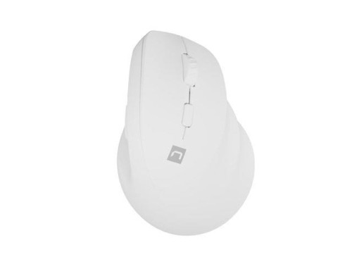 Mysz bezprzewodowa Natec Crake 2 Bluetooth 5.2 + 2.4GHz 2400DPI wertykalna biała - 2299422
