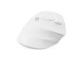 Mysz bezprzewodowa Natec Crake 2 Bluetooth 5.2 + 2.4GHz 2400DPI wertykalna biała - 2534030
