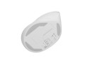 Mysz bezprzewodowa Natec Crake 2 Bluetooth 5.2 + 2.4GHz 2400DPI wertykalna biała - 2534033