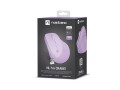 Mysz bezprzewodowa Natec Crake 2 Bluetooth 5.2 + 2.4GHz 2400DPI wertykalna pure lavender - 2534037