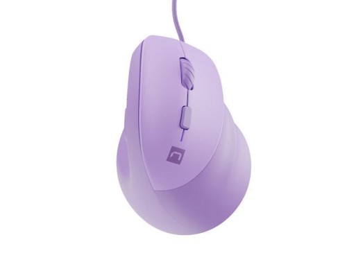 Mysz przewodowa Natec Crake 2 PRO 12800dpi wertykalna programowalna optyczna pure lavender - 2517372