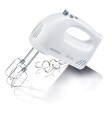 SEVERIN MIKSER RĘCZNY BIAŁY, TURBO, 5 STOPNI PRĘDKOŚCI, 2 MIESZADŁA, 2 TRZEPACZKI, MOC 300W HM3820 - 2658264