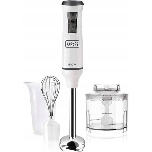 Blender ręczny Black+Decker BXHB600E (biały; 600W) - 2658309