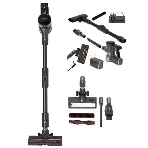 Camry CR 7063 Odkurzacz Pionowy - PRO LED Czarny - 2658538