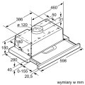 Okap teleskopowy BOSCH DFT63AC50 (szufladowy; kolor srebrny) (WYPRZEDAŻ) - 2659005