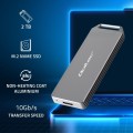 Qoltec Mini Aluminiowa Obudowa | Kieszeń na dysk M.2 SSD | NVMe | PCIe | USB 3.1 | Super speed 10Gb/s | 2TB | Srebrna - 2663139