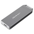 Qoltec Mini Aluminiowa Obudowa | Kieszeń na dysk M.2 SSD | NVMe | PCIe | USB 3.1 | Super speed 10Gb/s | 2TB | Srebrna - 2663145