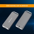 Qoltec Mini Aluminiowa Obudowa | Kieszeń na dysk M.2 SSD | NVMe | PCIe | USB 3.1 | Super speed 10Gb/s | 2TB | Srebrna - 2663140