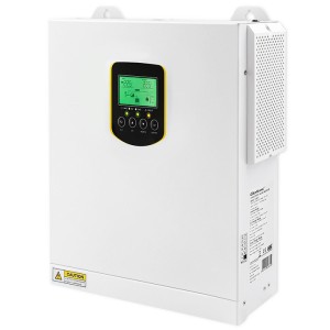 Inwerter solarny Qoltec hybrydowy Off-Grid 2.5kVA | 2.5kW | 100A | MPPT | LCD | BMS | Sinus