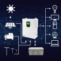Qoltec Hybrydowy inwerter solarny Off-Grid 2.5kVA| 2.5kW | 100A | MPPT | LCD | BMS | Sinus - 2664072