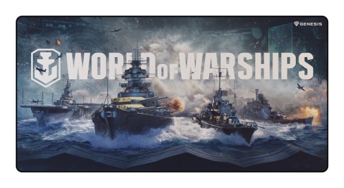 Genesis podkładka pod mysz Carbon 500 Maxi World of Warships Armada 900x450mm - 2664323