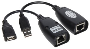 Genway USB-EX-50 huby i koncentratory USB 2.0 Czarny