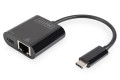 Digitus Adapter USB Type-C™ Gigabit Ethernet z obsługą Power Delivery - 2129276