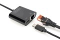 Digitus Adapter USB Type-C™ Gigabit Ethernet z obsługą Power Delivery - 2664754