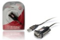 UNITEK Y-105A kabel równoległy Czarny 1,5 m USB Typu-A DB-9 - 2664805