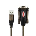 UNITEK Y-105A kabel równoległy Czarny 1,5 m USB Typu-A DB-9 - 738487
