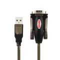 UNITEK Y-105A kabel równoległy Czarny 1,5 m USB Typu-A DB-9 - 2664803