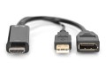 Digitus Adapter HDMI 4K – HDMI na DisplayPort - 2292120