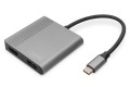 Digitus Adapter wideo USB Type-C 4K 2 w 1 HDMI - 2664827