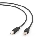 Kabel GEMBIRD CCP-USB2-AMBM-10 (USB 2.0 typu A M - USB 2.0 typu B M; 3m; kolor czarny) - 739308