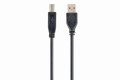Kabel GEMBIRD CCP-USB2-AMBM-15 (USB 2.0 typu A M - USB 2.0 typu B M; 4,5m; kolor czarny) - 2665006