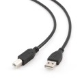 Kabel GEMBIRD CCP-USB2-AMBM-15 (USB 2.0 typu A M - USB 2.0 typu B M; 4,5m; kolor czarny) - 2665008