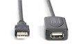 Kabel DIGITUS  DA-73102 (USB   ; 20m; czarny) - 1193459