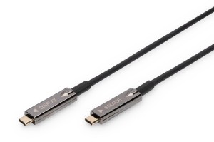 Digitus Kabel przyłączeniowy audio-wideo typu AOC 4K z USB typu C