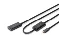 Digitus Aktywny przedłużacz USB 3.2 Gen1 5G, USB-C - USB-C, 10 m - 2491172