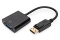 Kabel Assmann AK-340403-001-S (DisplayPort M - D-Sub (VGA) F; 0,15m; kolor czarny) - 2233557
