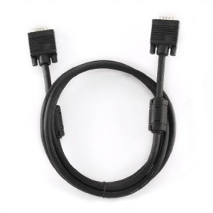 Gembird CC-PPVGA-15M-B kabel VGA VGA (D-Sub) Czarny