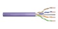 Digitus Kabel instalacyjny kat.6, U/UTP, Dca-s2,d2,a1, AWG 23/1, LSOH, 100m, fioletowy, karton - 2033535