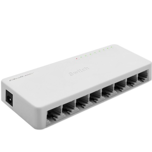 Qoltec 52248 łącza sieciowe Nie zarządzany Biały - 2665450