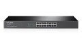 TP-Link TL-SF1016 Nie zarządzany Fast Ethernet (10/100) 1U Czarny - 743281