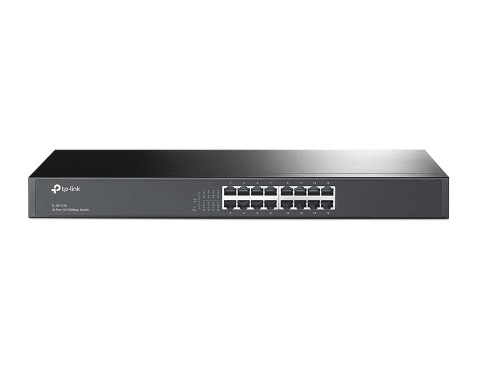 TP-Link TL-SF1016 Nie zarządzany Fast Ethernet (10/100) 1U Czarny - 2073334