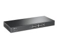 TP-Link TL-SF1016 Nie zarządzany Fast Ethernet (10/100) 1U Czarny - 2073332