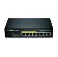 D-Link DGS-1008P/E łącza sieciowe Nie zarządzany L2 Obsługa PoE Czarny - 1849893