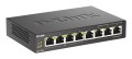 D-Link DGS-1008P/E łącza sieciowe Nie zarządzany L2 Obsługa PoE Czarny - 2665509