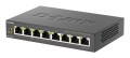D-Link DGS-1008P/E łącza sieciowe Nie zarządzany L2 Obsługa PoE Czarny - 2665511