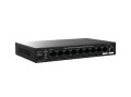 Tenda TEG1110PF-8-120W łącza sieciowe Nie zarządzany Gigabit Ethernet (10/100/1000) Obsługa PoE Czarny - 2665514