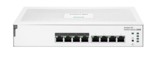 Aruba Instant On 1830 8G 4p Class4 PoE 65W Zarządzany L2 Gigabit Ethernet (10/100/1000) Obsługa PoE 1U - 1912625