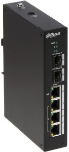 Switch niezarządzalny Dahua PFS3206-4P-96 1x1GbE PoE 2xSFP 3x100Mbps PoE