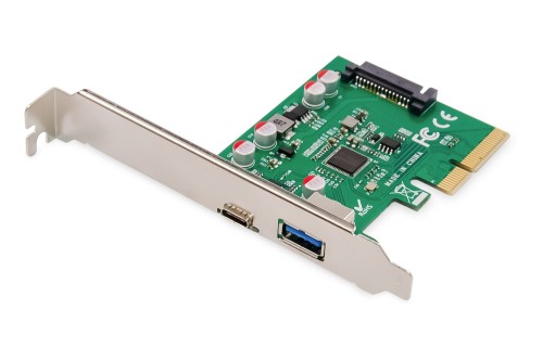 Digitus Karta PCIe, USB Typu C™ + USB-A - 2136706