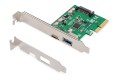 Digitus Karta PCIe, USB Typu C™ + USB-A - 2537004