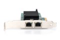 DIGITUS KARTA SIECIOWA PCIE PRZEWODOWA 2X RJ45 GIGABIT 10/100/1000MBPS LOW PROFILE DN-10132 - 2137125