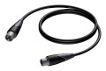 PROCAB KABEL MĘSKI ZŁĄCZE XLR – ŻEŃSKIE ZŁĄCZE XLR, 3 M - 2666281